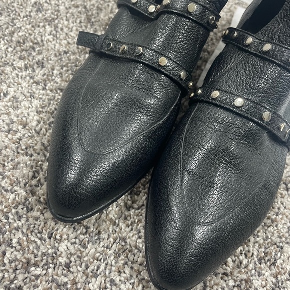 Authentic Jimmy Choo black Harley studs cut out boot new w duster 38 1/2  8 1/2 - Picture 8 of 10